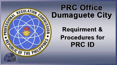 prc dumaguete|Requirements and Procedures for PRC ID .